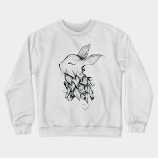 Poetic Rabbit Crewneck Sweatshirt